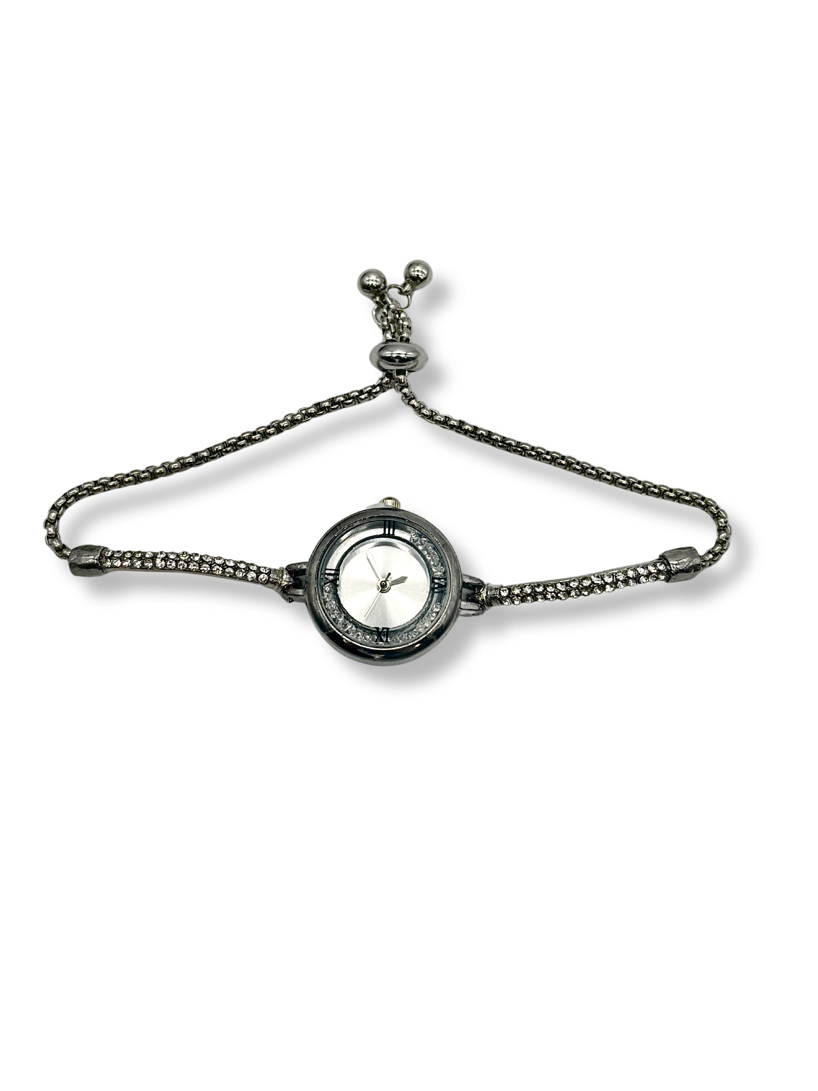 Adjustable Falling Diamante Watch
