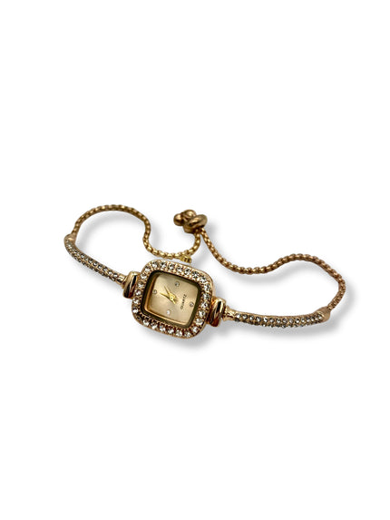 Adjustable Square Diamante Watch