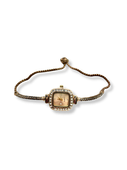 Adjustable Square Diamante Watch