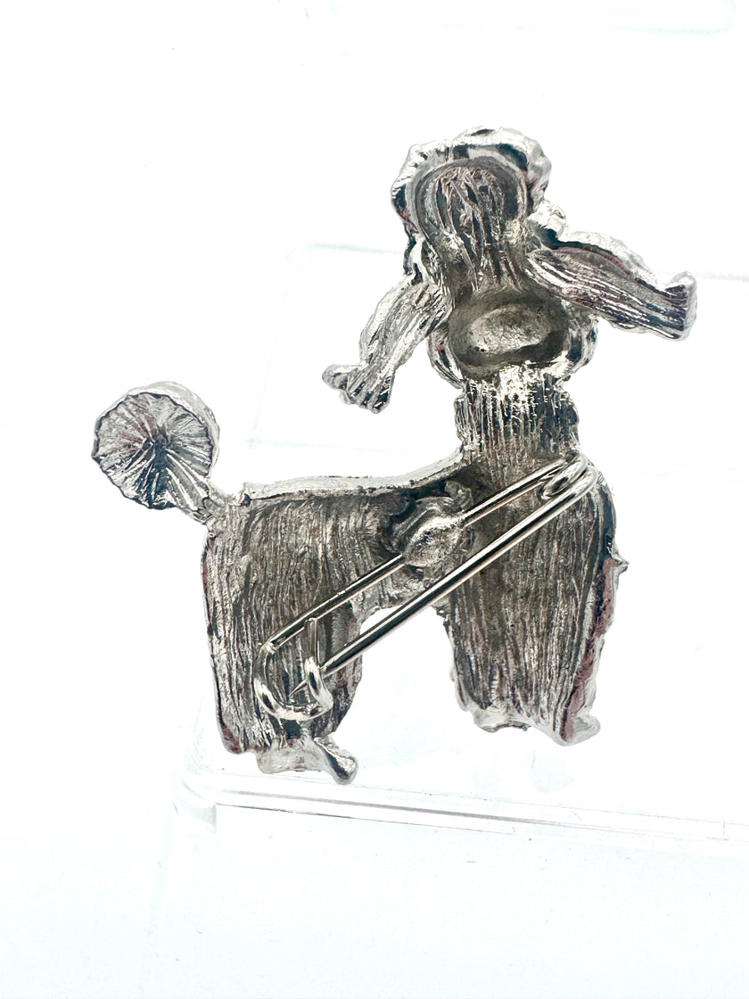 Vintage Poodle Brooch