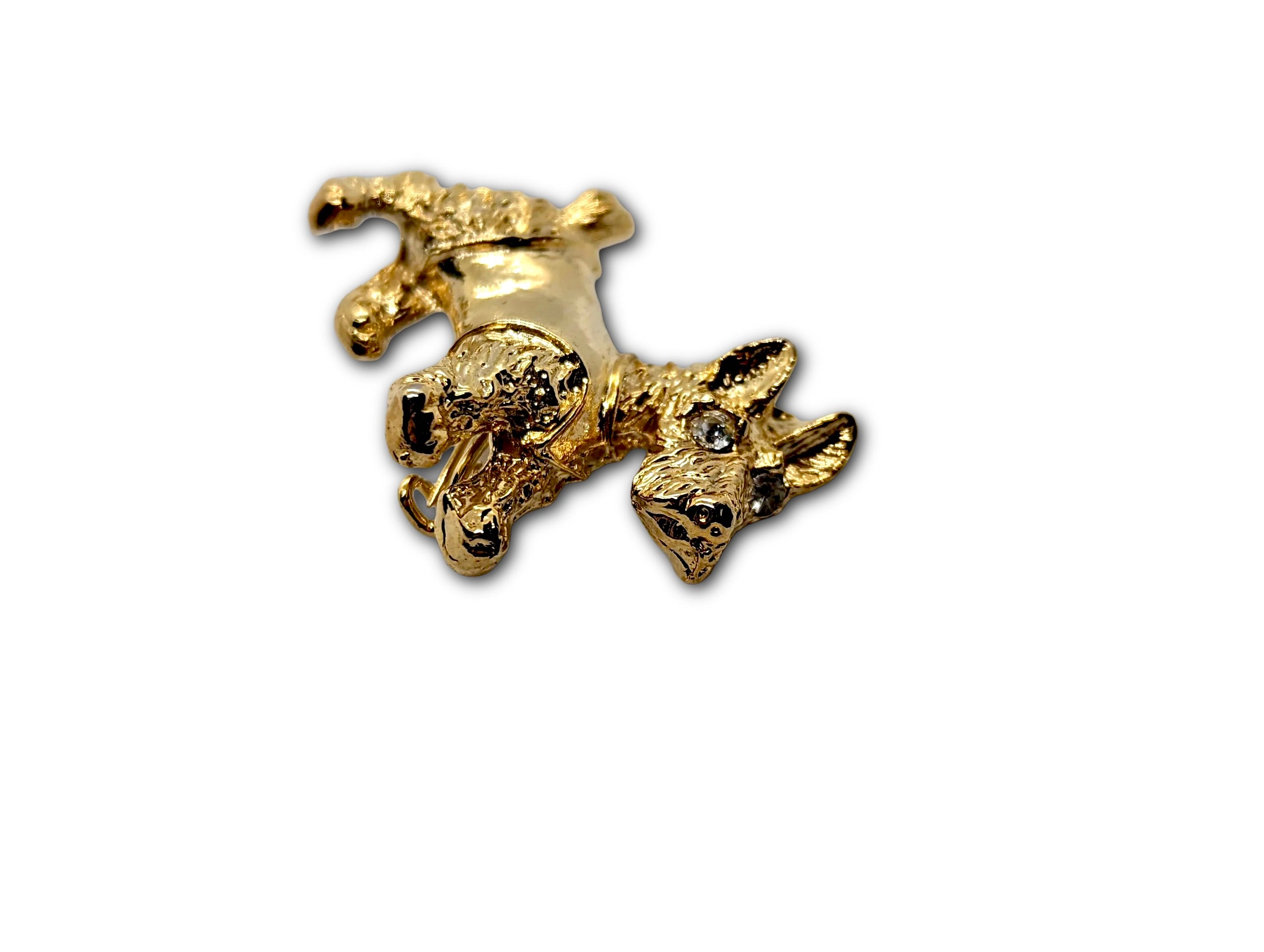 Vintage Terrier Brooch