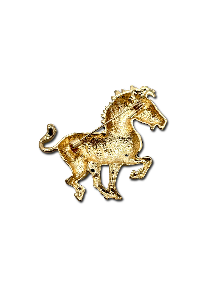 Zebra Brooch