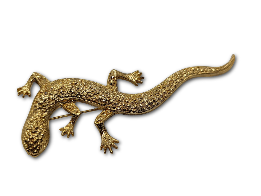 Lizard Brooch