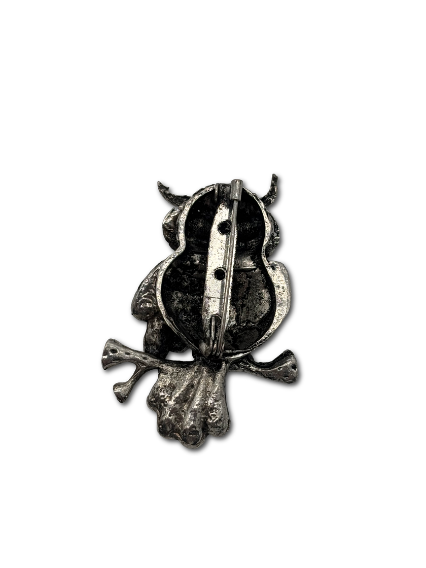 Large Owl Brooch
