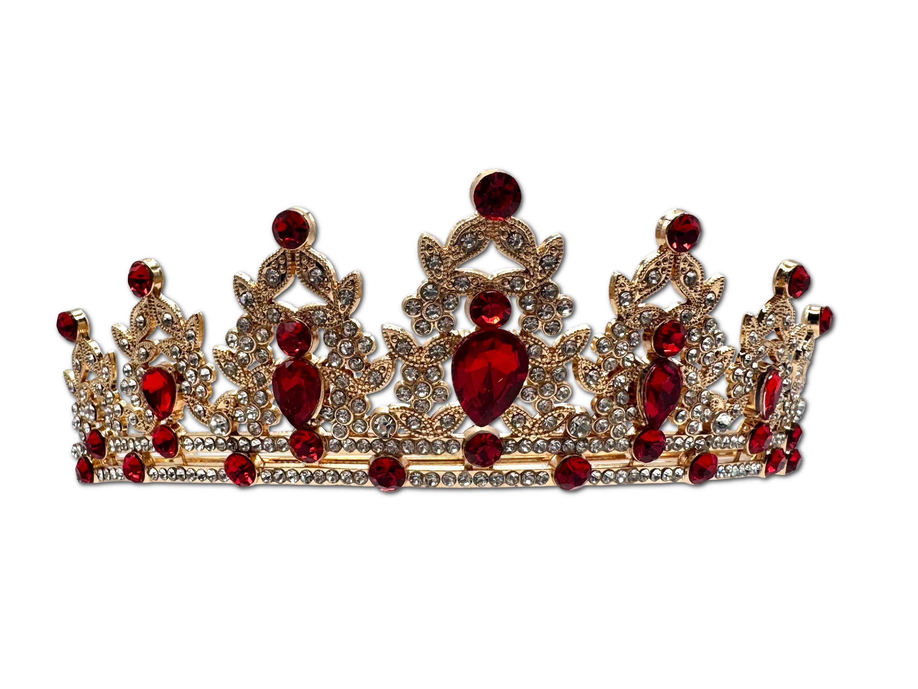 Red and Gold Coloured Tiara