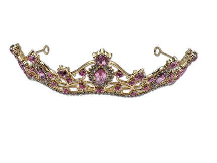 Gold and Pink Coloured Tiara