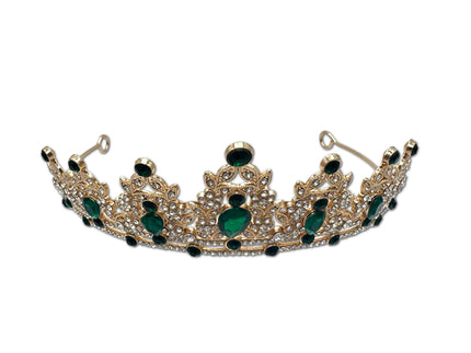 Green and Gold Coloured Tiara