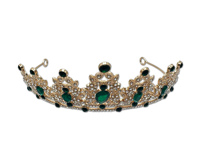 Green and Gold Coloured Tiara