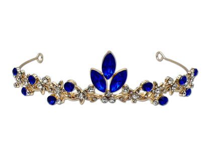 Cute little Sapphire Coloured Encrusted Tiara