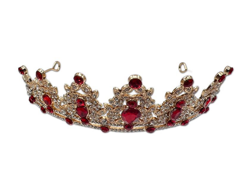Red and Gold Coloured Tiara