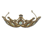Regal Gold Coloured and Clear Stone Tiara