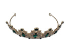 Green and Gold Coloured Tiara