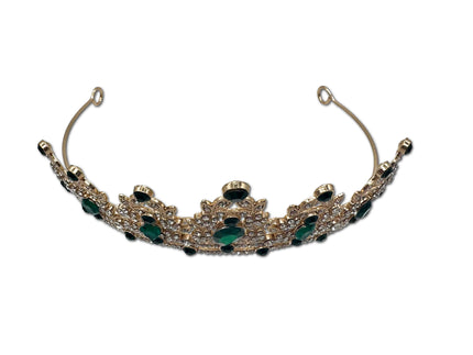 Green and Gold Coloured Tiara