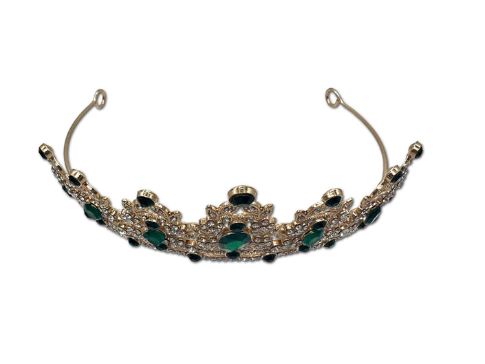 Green and Gold Coloured Tiara