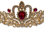 Ruby and Gold Coloured Tiara