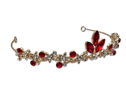 Little Cute Red and Gold Coloured Tiara