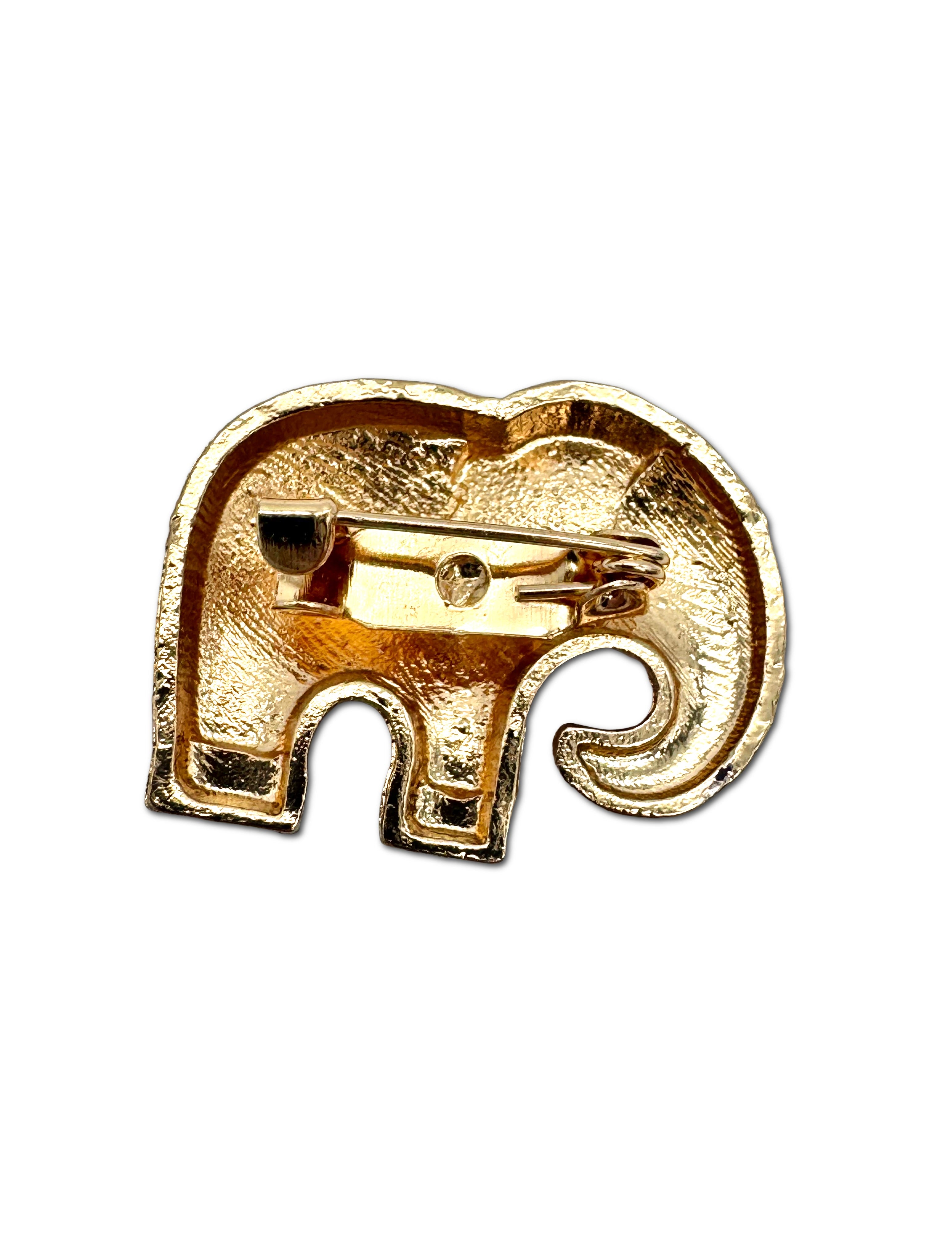 Elephant Brooch