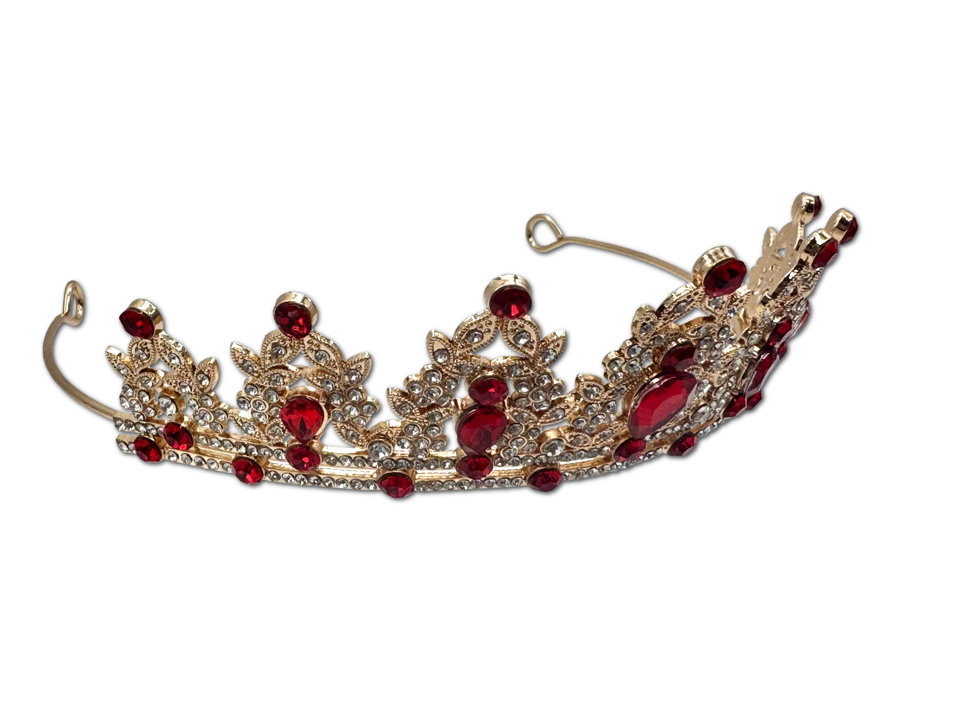 Red and Gold Coloured Tiara