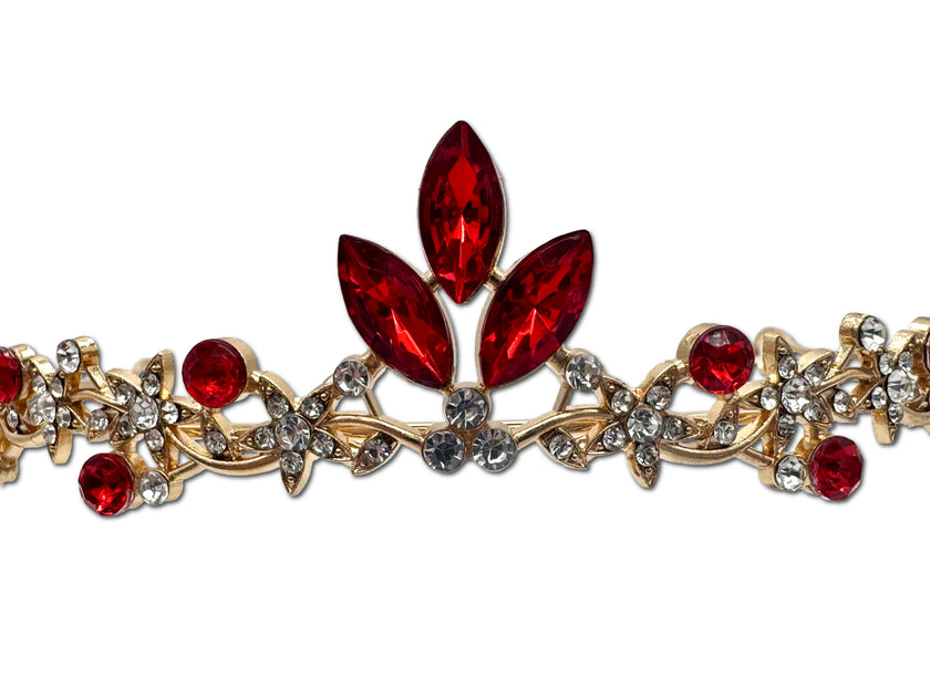 Little Cute Red and Gold Coloured Tiara