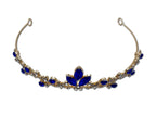 Cute little Sapphire Coloured Encrusted Tiara