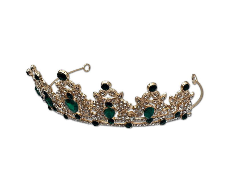 Green and Gold Coloured Tiara