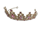 Gold and Pink Coloured Tiara