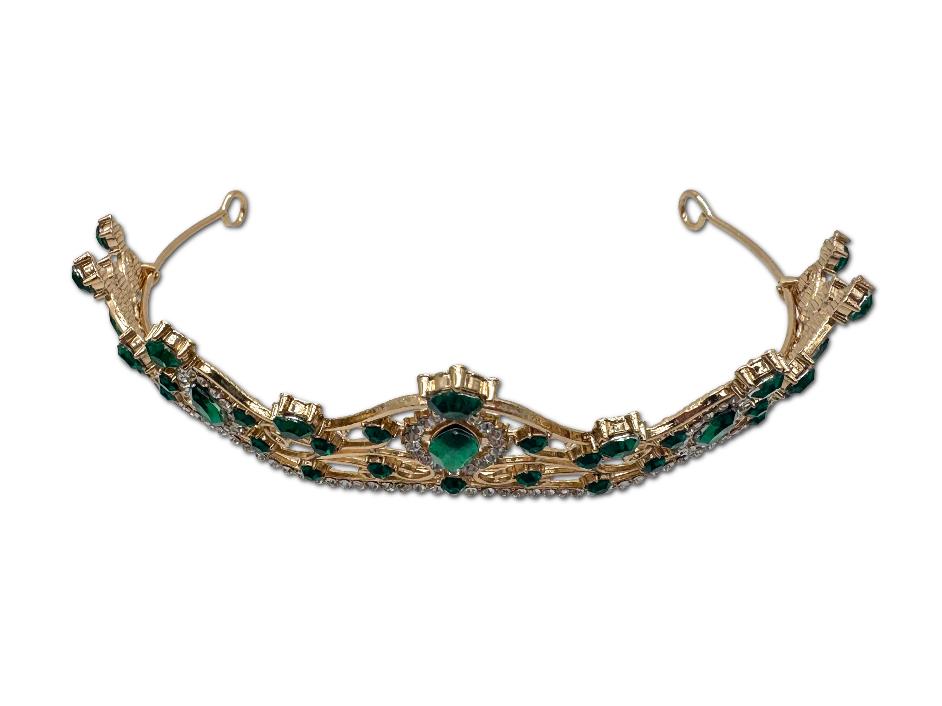 Green Amethyst coloured Tiara