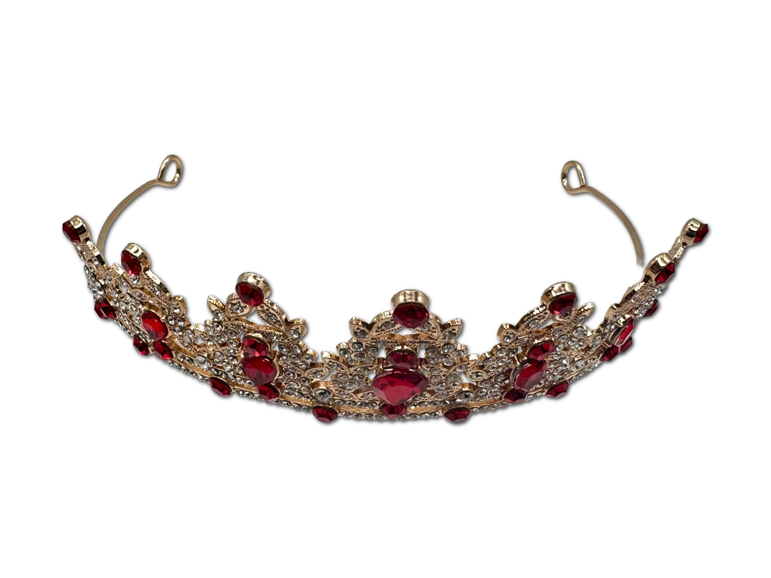 Red and Gold Coloured Tiara