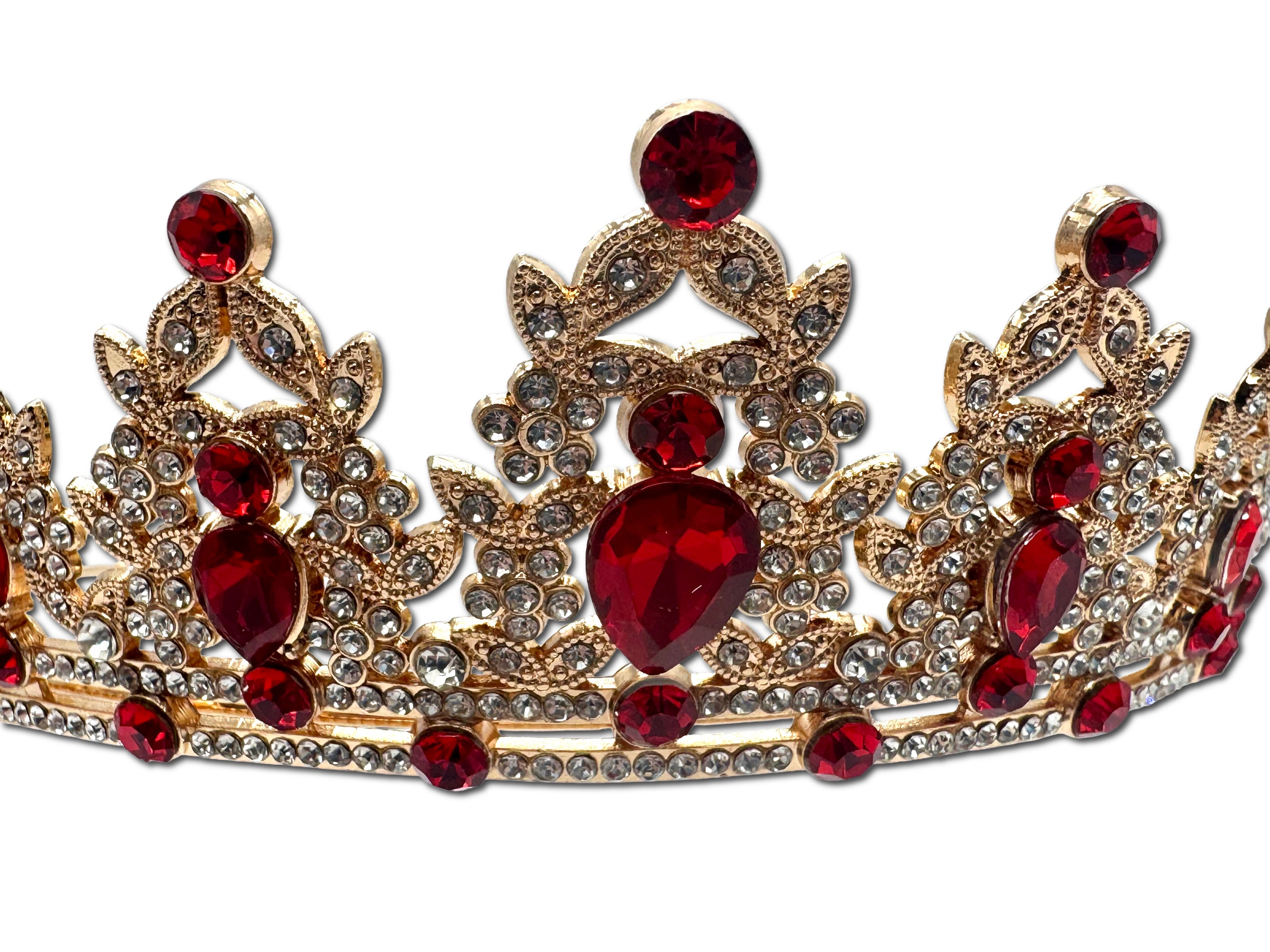 Red and Gold Coloured Tiara