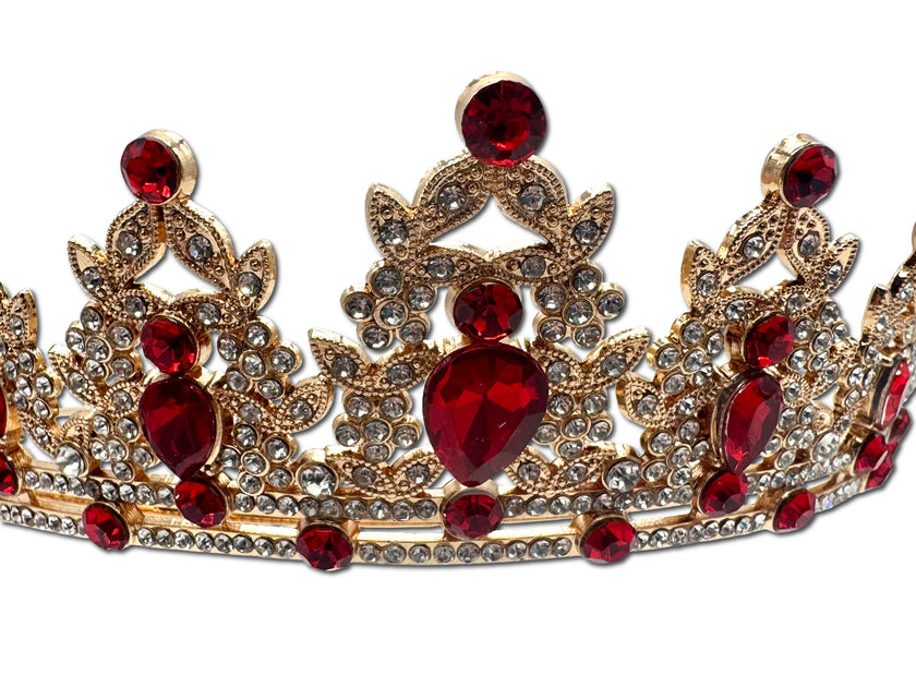 Red and Gold Coloured Tiara
