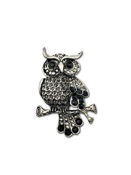 Large Owl Brooch