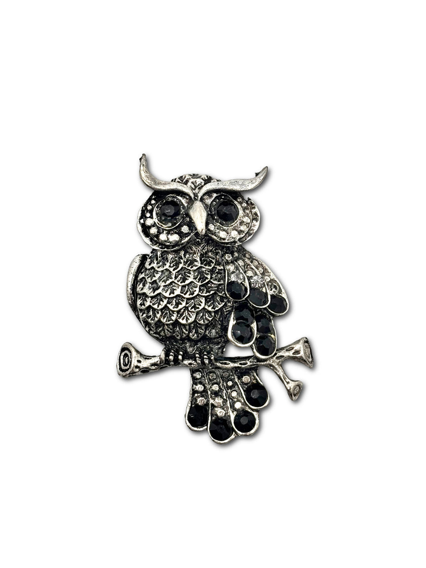 Large Owl Brooch