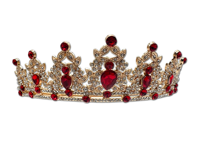 Red and Gold Coloured Tiara