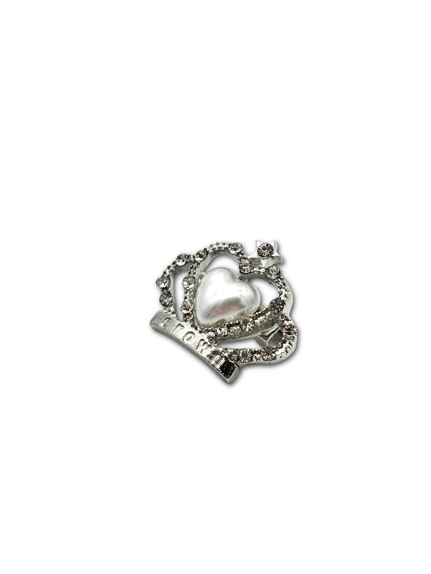 Mini Crown Brooch