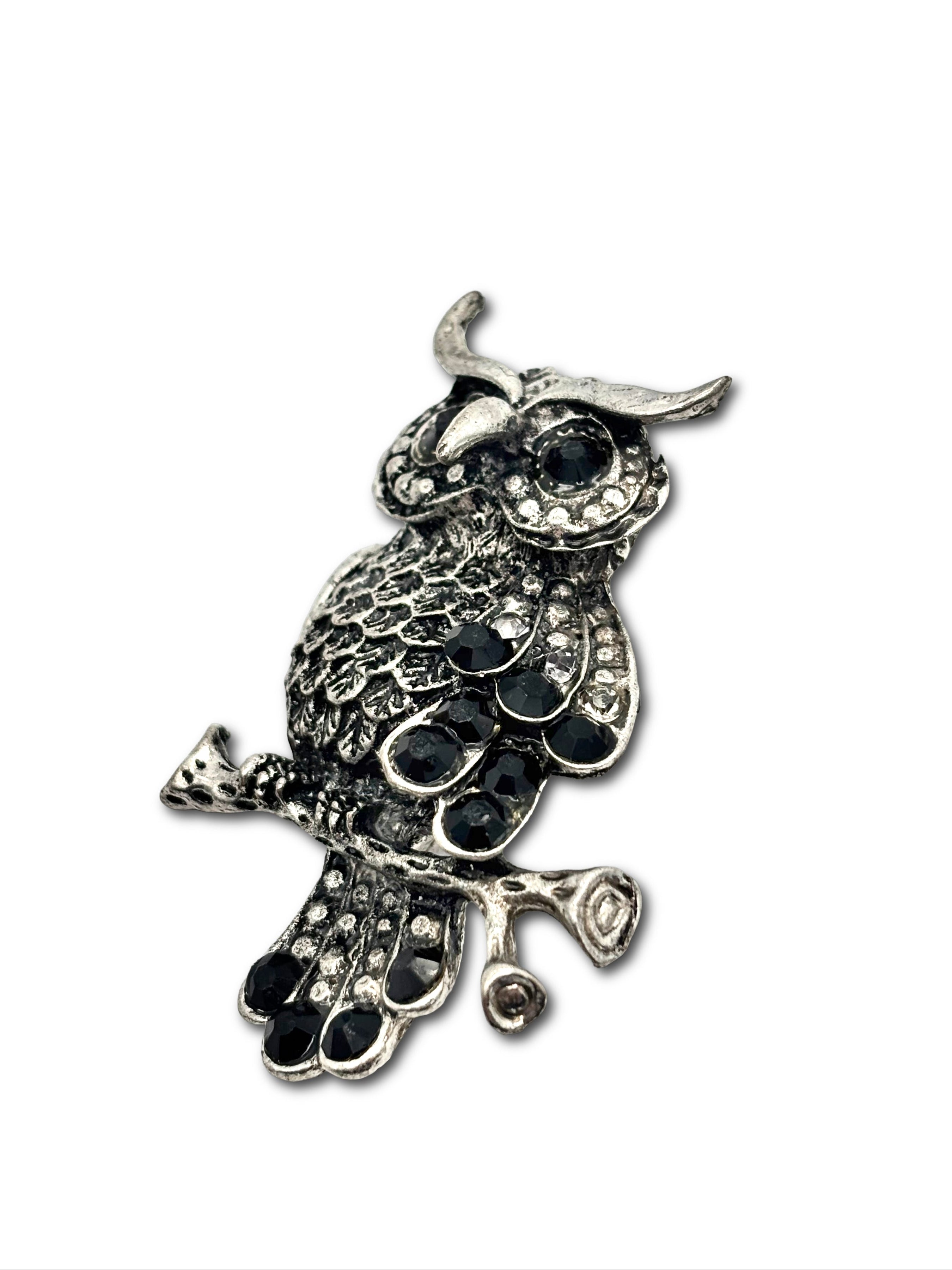 Large Owl Brooch