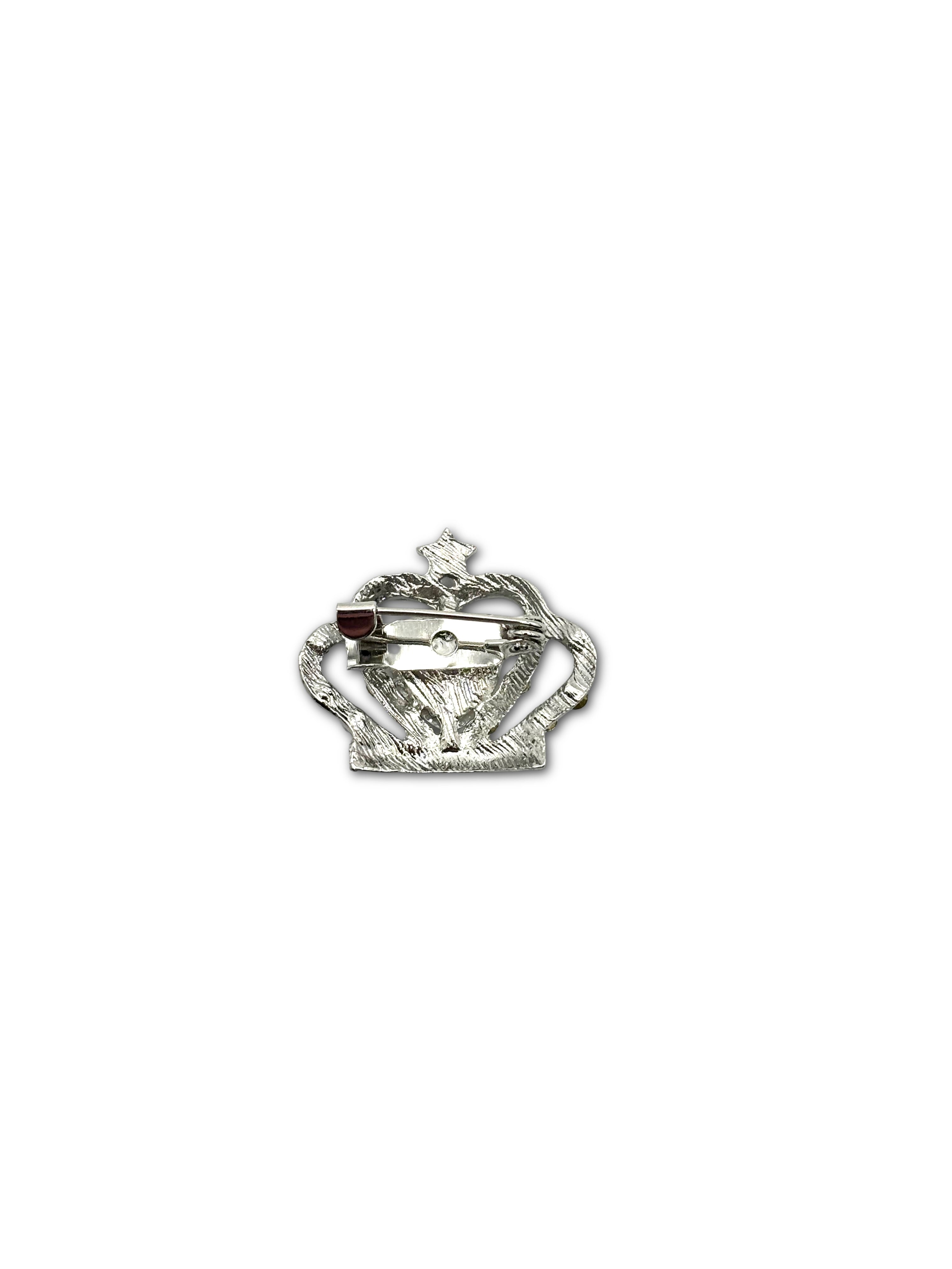 Mini Crown Brooch