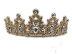 Gold and Diamond Coloured Tiara Crown
