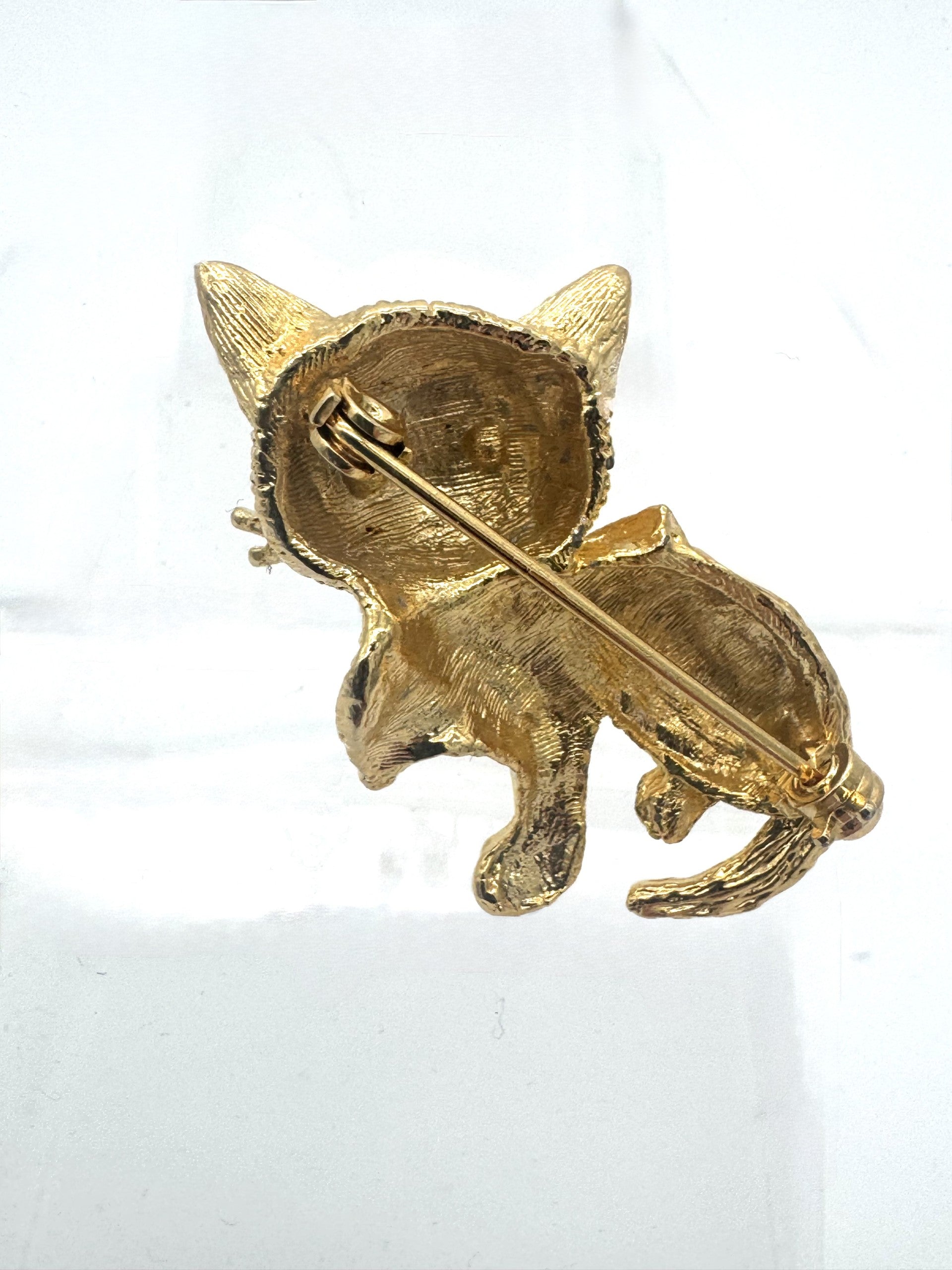 Vintage Cat Brooch