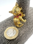 Vintage Cat Brooch