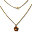 Dainty Vintage Rose Necklace