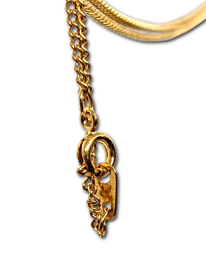 Dainty Vintage Rose Necklace