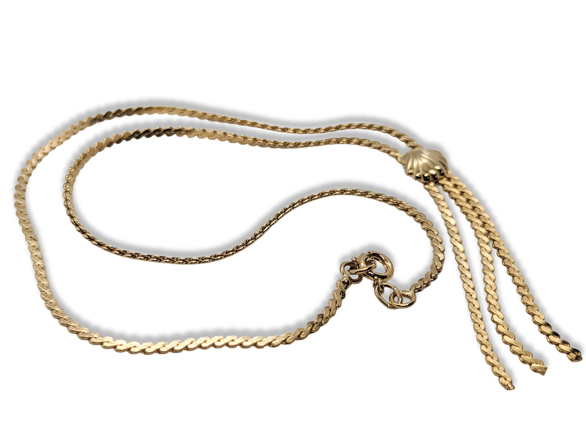 Two of Hearts Tassel Necklace