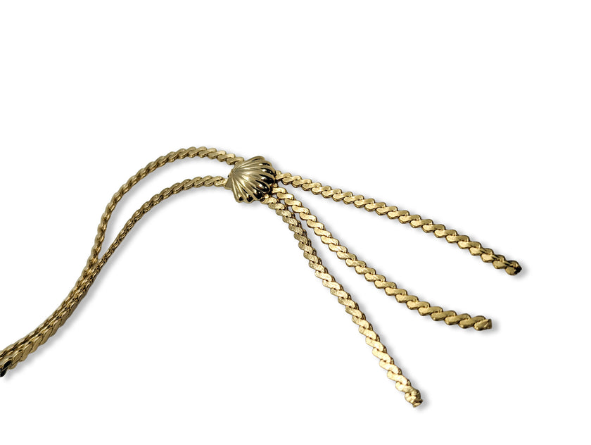 Two of Hearts Tassel Necklace