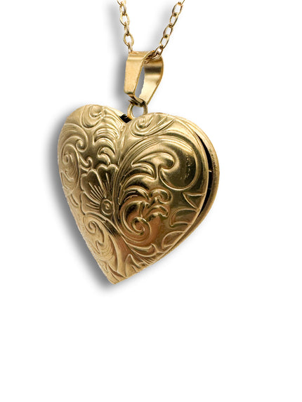 Gold Coloured Heart Locket