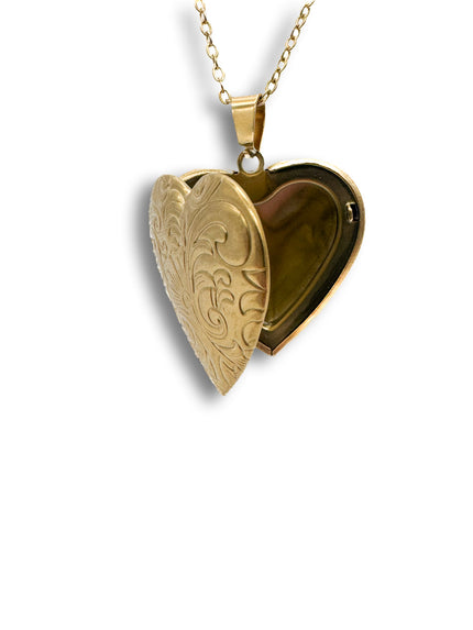 Gold Coloured Heart Locket