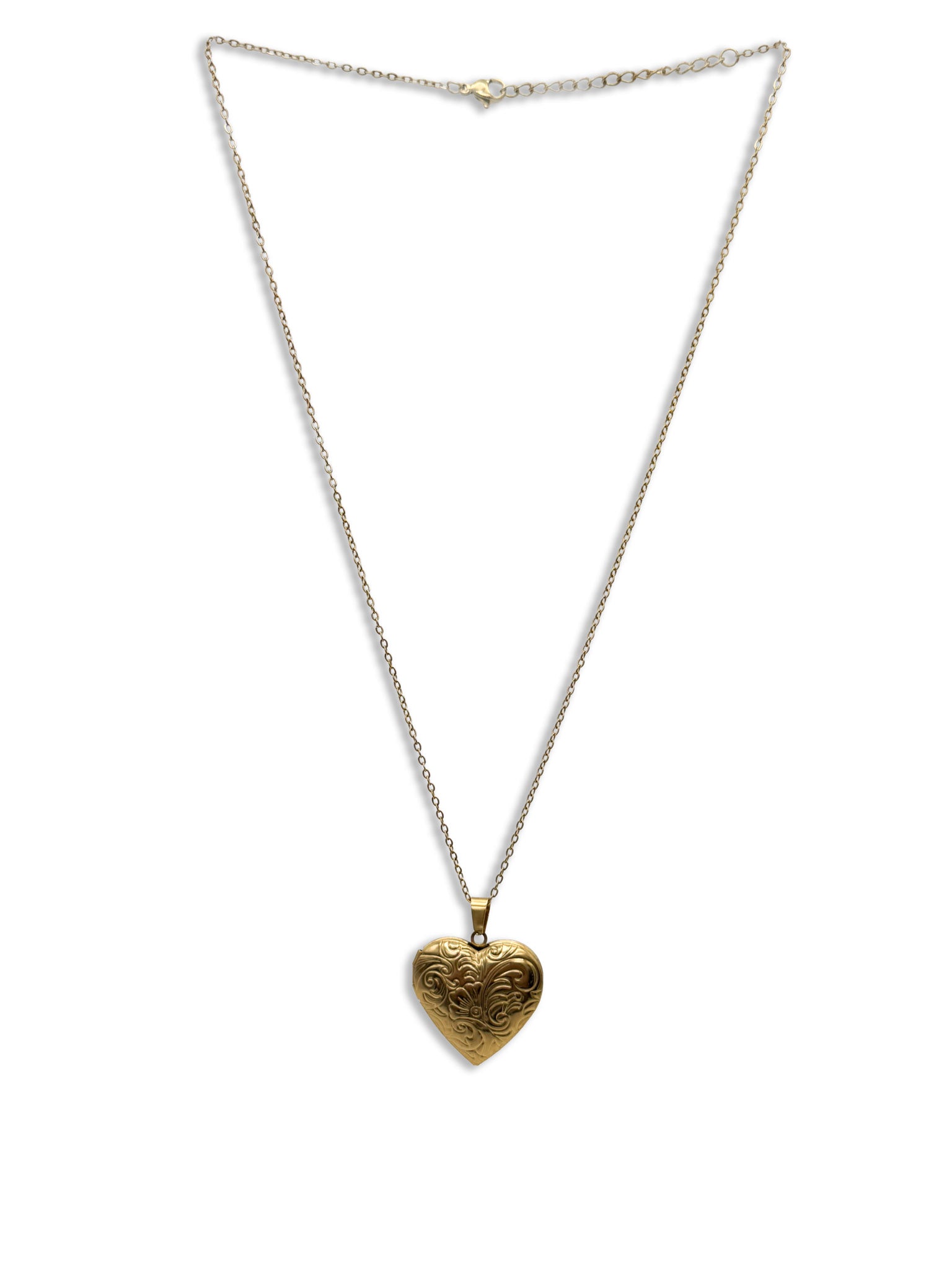 Gold Coloured Heart Locket