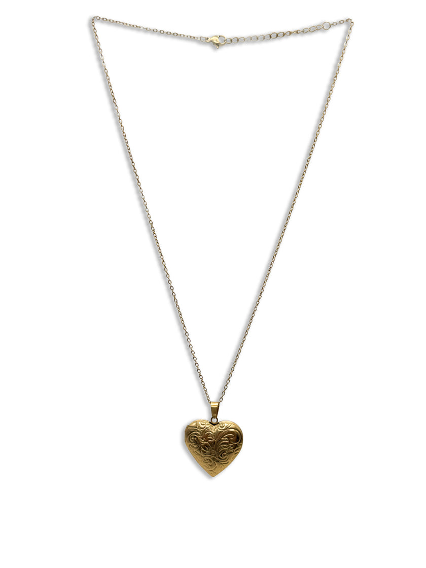 Gold Coloured Heart Locket