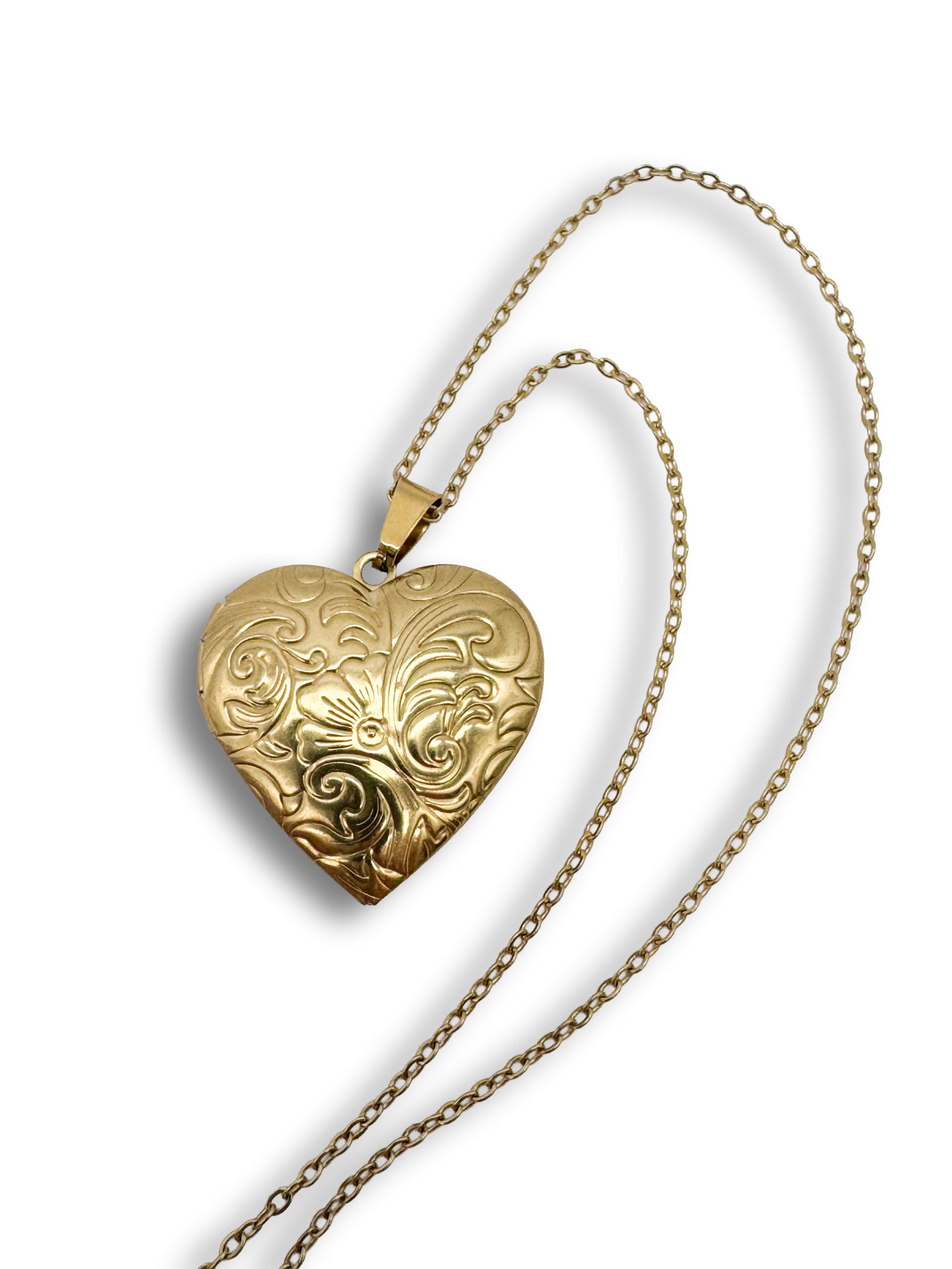 Gold Coloured Heart Locket