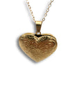 Gold Coloured Heart Locket