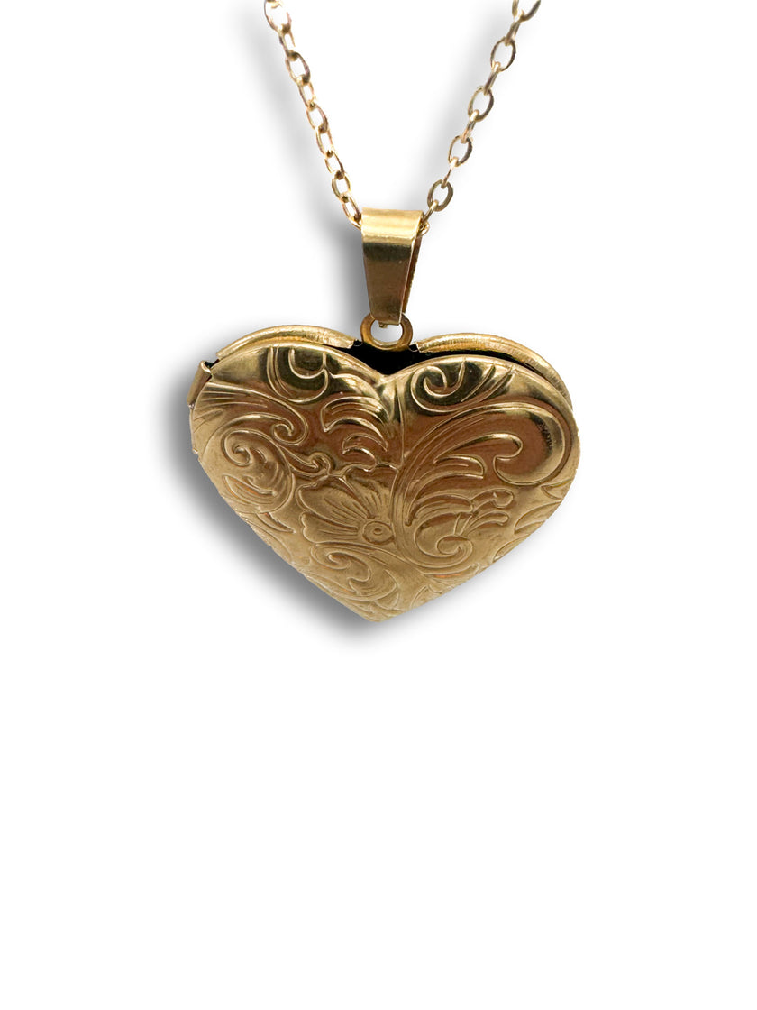 Gold Coloured Heart Locket